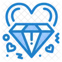 Corazón de diamante  Icono