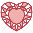 Corazón de diamante  Icono