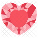 Corazón de diamante  Icono