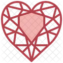 Corazón de diamante  Icono