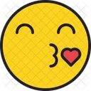 Emoji Emoticon Icono De Corazon Icono