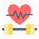 Corazon fitness  Icono