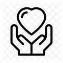 Corazon Mano Corazon Frecuencia Cardiaca Icon