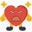Corazon Perseverante Perseverante Fuerte Icono