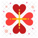 Corazón rosa  Icono