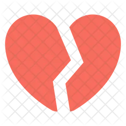 Corazón roto Emoji Icono