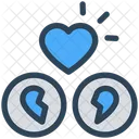 Corazón roto  Icono