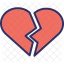 Corazon Roto Ruptura Desamor Icono
