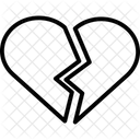 Corazon Roto Ruptura Desamor Icono