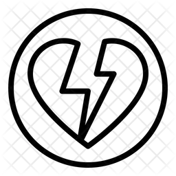 Corazón roto  Icono