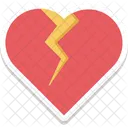Corazon Roto Ruptura Desamor Icono