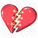 Corazon San Valentin Triste Icono