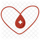 Ilustracion Del Corazon De Sangre Hospital Emergencia Icono