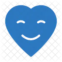 Corazon Amor Smiley Icon