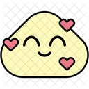 Corazon Sonriente Corazon Sonriente Emoji Icono