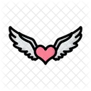 Corazon Volador Alas De Corazon Alas De Amor Icon