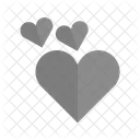 Corazones Dos Icono