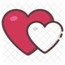 Corazones Corazones Amor Icono