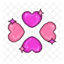 Corazones Amor Corazon Icon