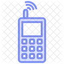 Cordless Phone Duotone Line Icon Icon