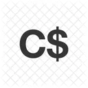 Currency Symbol Nicaragua Icon