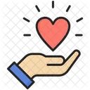 Core Values Hand Love Icon