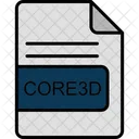 Cored File Format Icon