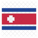 Coreia Do Norte Bandeira Nacao Icon