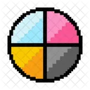 Cores cmyk  Ícone