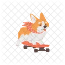 Dog Corgi Vector Icon