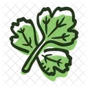 Coriander Leaf Plant Icon