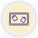 Corkboard Line Icon Icon