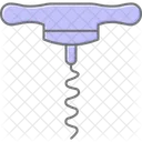 Corkscrew Opener Wine Icon