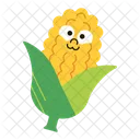 Character Corn Happy Icon