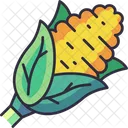 Corn Cob Vegetable Icon