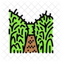 Corn Maze Autumn Icon