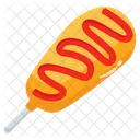 Corn Dog Snack Sausage Icon