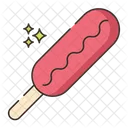 Corn Dog Sausage Skewer Icon