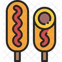 Corn dog  Icon