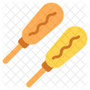 Sausages Sticks Hotdog Sticks Junk Food Icon