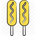 Fast Food Junk Food Sausages Icon