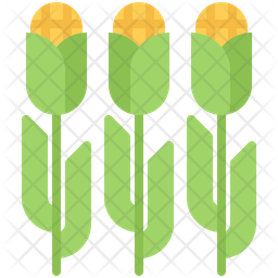 Corn Field Icon - Download in Flat Style