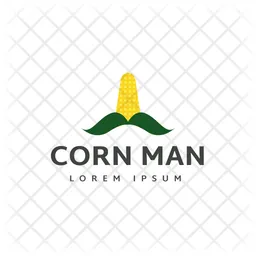 Corn Man Logo Icon