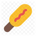 Corndog Sausage Lunch Icon