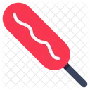 Corndog Essen Wurst Mais Icon