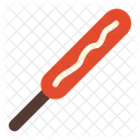 Corndog Fast Food Snack Icon