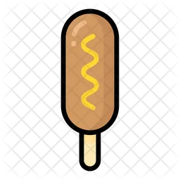 Corndog  Icon