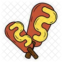 Corndog sticker  Icon