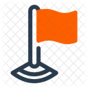 Corner Flag Field Marker Icon