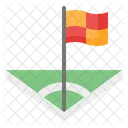Corner flag  Icon
